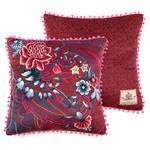 Happiness Gevuld kussen  1-48x48 polyester Happiness nr.20037 rood