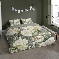 Pure Dekbedovertrek Joy - microfiber nr.20048 olijf