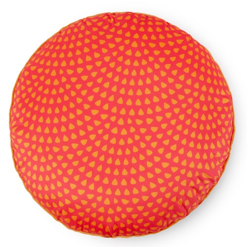 HIP Gevuld kussen 55cm diameter polyester HIP nr.30094 rood
