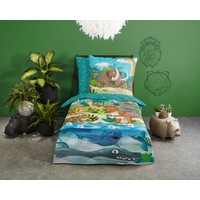 Good morning Dekbedovertrek - Prehistoric - kids nr.30252 multi