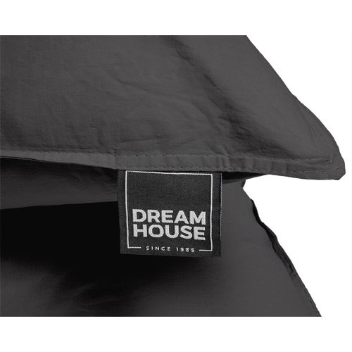 Dreamhouse Dekbedovertrek Stone washed Anthracite
