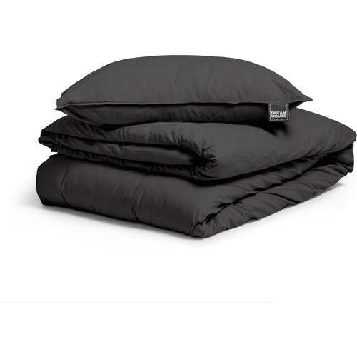 Dreamhouse Dekbedovertrek Stone washed Anthracite