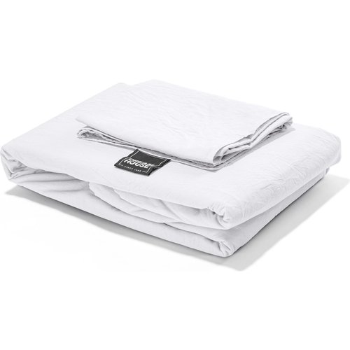 Dreamhouse Dekbedovertrek Stone washed White