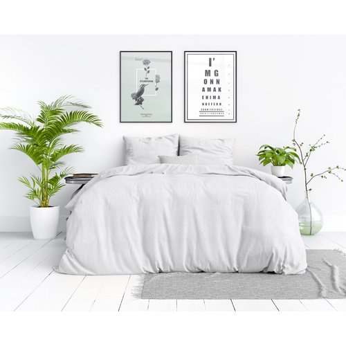 Dreamhouse Dekbedovertrek Stone washed White