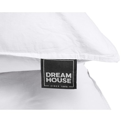 Dreamhouse Dekbedovertrek Stone washed White