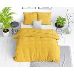 Dreamhouse Dekbedovertrek Stone washed Mustard