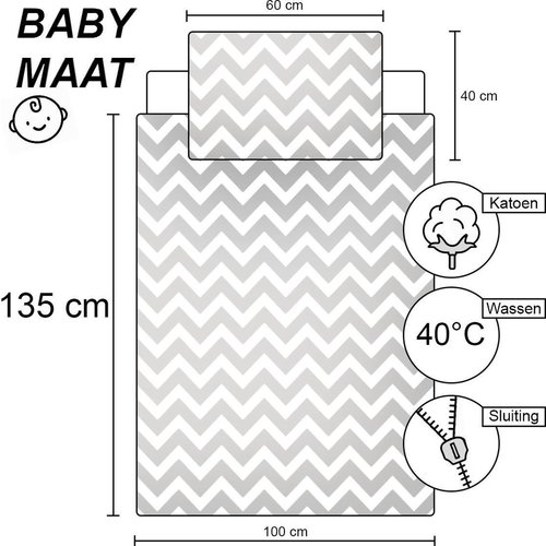 Brandweerman Sam BABY dekbedovertrek - 100 x 135 cm - katoen