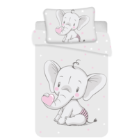 Animal Pictures BABY Dekbedovertrek Olifantje - 100 x 135 cm - Katoen