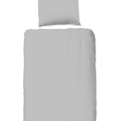 Good morning Dekbedovertrek kids - katoen sv l.grijs