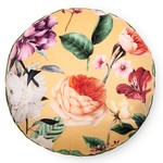 Descanso Gevuld kussen Fiori - 55cm diameter polyester nr.30228 oker