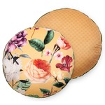 Descanso Gevuld kussen Fiori - 55cm diameter polyester nr.30228 oker