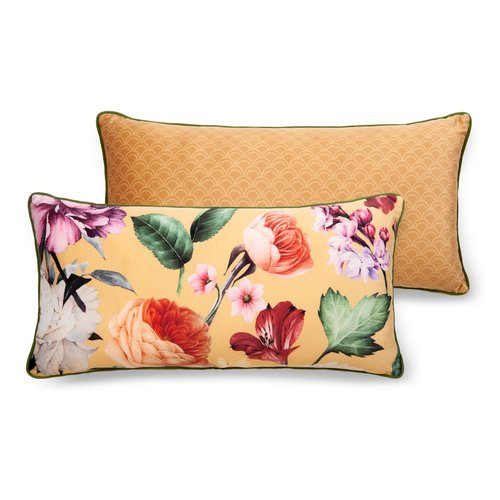 Descanso Gevuld kussen Fiori - 1-30x60 polyester nr.30228 oker