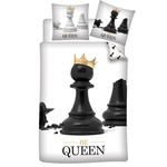 The Queen's Gambit Dekbedovertrek Be Queen - Eenpersoons - 140 x 200 cm - Polyester