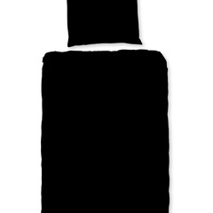 Pure Dekbedovertrek Unicolor - nr.0600 zwart