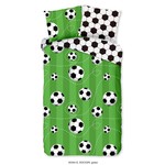 Good morning Dekbedovertrek 140x220 kids Soccer - nr.30344 groen