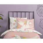 Good morning Dekbedovertrek 140x220 kids Unicorn nr.30338 multi