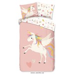 Good morning Dekbedovertrek 140x220 kids Unicorn nr.30338 multi