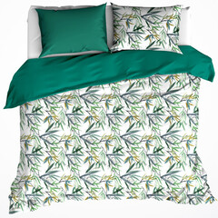 De Witte Lietaer Dekbedovertrek Salix Deep Jungle - Katoen Perkal
