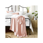 De Witte Lietaer Fleece deken Snuggly Blush- 150 x 200 cm - Roze