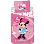 Disney Minnie Mouse Dekbedovertrek Looks - (Let op - Met extra grote sloop 70x90cm) - Polyester