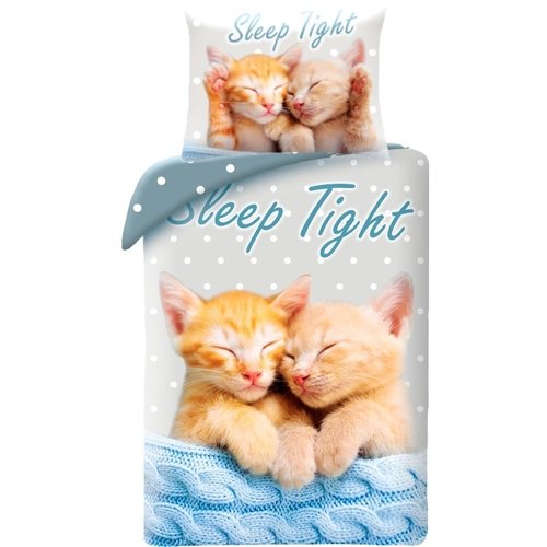 Animal Pictures Dekbedovertrek Sleep - (Let op - Met extra grote sloop 70x90cm) - Katoen