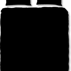 Good morning Dekbedovertrek katoen sv zwart