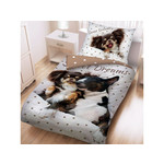 Animal Pictures Dekbedovertrek Sweet Dreams - (Let op - Met extra grote sloop 70x90cm) - Katoen