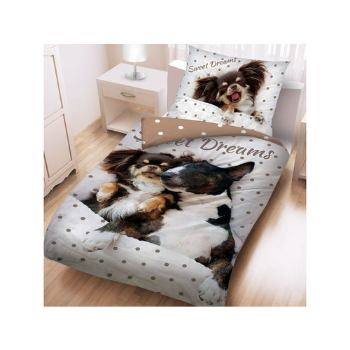 Animal Pictures Dekbedovertrek Sweet Dreams - (Let op - Met extra grote sloop 70x90cm) - Katoen