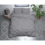 Sleeptime Dekbedovertrek ST FL Deep check Grey