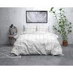Sleeptime Dekbedovertrek ST FL Deep check White