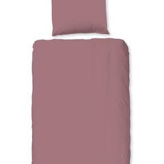 HIP Dekbedovertrek - katoen-satijn dusty pink