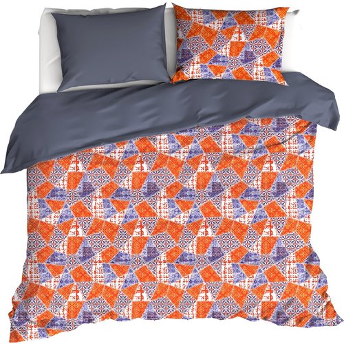 De Witte Lietaer Dekbedovertrek Quilt Blue Ribbon - Hotelmaat - Katoen Satijn