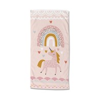 Good morning Strandlaken Unilove - 75x150 poly velours kids - nr.7126 multi