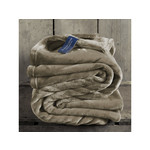 De Witte Lietaer Fleece deken Cosy Taupe - 150 x 200 cm - Taupe