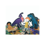 Floss & Rock Vloerpuzzel 60 st., Dino - 138x27 cm