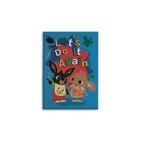 Bing Bunny Fleeceplaid Let's do it again - 110x140 cm - Polyester