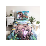 Jurassic World Dekbedovertrek Roar Glow in the Dark - (Let op - Met extra grote sloop 70x90cm) - Katoen