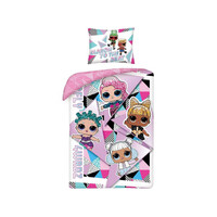 L.O.L. Surprise Dekbedovertrek March to the Beat - (Let op - Met extra grote sloop 70x90cm) - Katoen