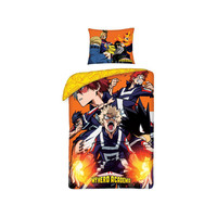 My Hero Academia Dekbedovertrek Heroes Rising - (Let op - Met extra grote sloop 70x90cm) - Katoen