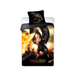 Draak Dekbedovertrek Dragons - Eenpersoons - 160  x 200 cm - Katoen