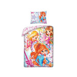 Winx Club Dekbedovertrek Bloom- (Let op - Met extra grote sloop 70x90cm) - Katoen