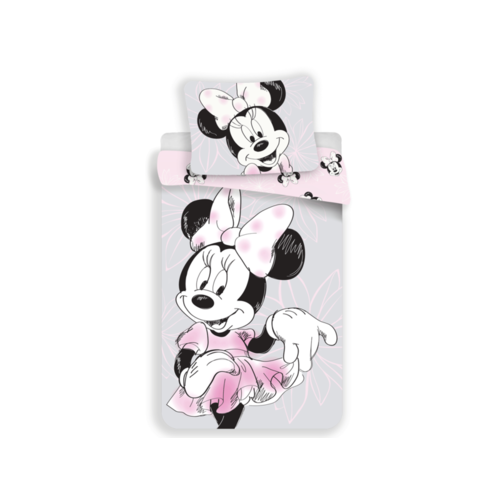 Disney Minnie Mouse Dekbedovertrek, Beautiful - (Let op - Met extra grote sloop 70x90cm) - Katoen