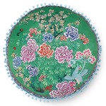 Happiness Gevuld kussen Rocky - 55cm diameter polyester Happiness nr.20076 groen