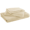 Moodit Badlinnen Troy Sand - 2 washandjes + 1 handdoek + 1 douchelaken