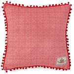 Happiness Gevuld kussen  1-48x48 polyester Happiness nr.20076 rood