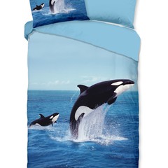 Pure Dekbedovertrek Orca - microfiber nr.30441 blauw