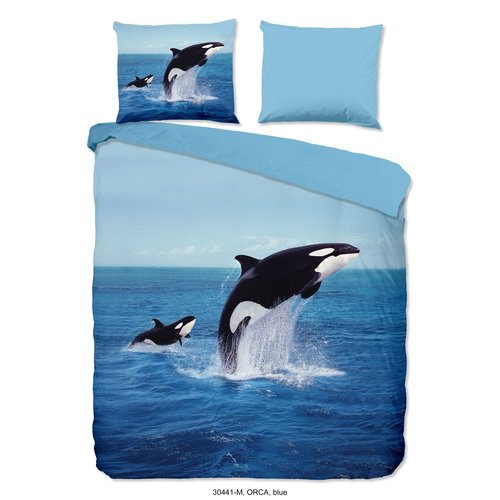 Pure Dekbedovertrek Orca - microfiber nr.30441 blauw