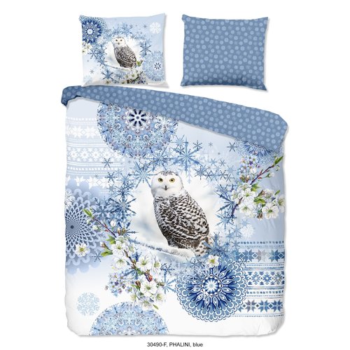 HIP Dekbedovertrek Phalini flanel nr.30490 blauw