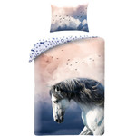 Animal Pictures Dekbedovertrek, Paard - (Let op - Met extra grote sloop 70x90cm) - Katoen