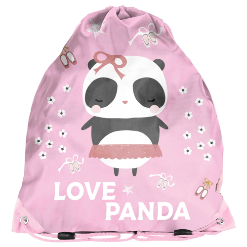 Panda Gymbag Love - 38 x 34 cm - Polyester